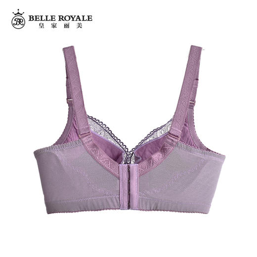 【99元2件，下单拍2！】皇家丽美大胸显小收副乳薄杯文胸有钢圈内衣W060-1 商品图3