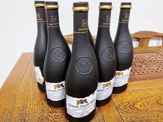 肩比拉菲·法国白马歌德复古歪脖子干红红酒原酒进口13%vol750ml*6瓶装 商品图2