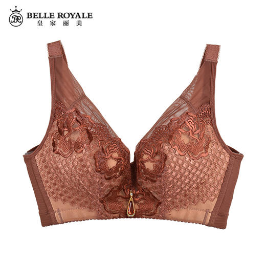【秒杀品不退不换】 皇家丽美厚杯蕾丝聚拢收副乳调整型文胸WWJ92-3 商品图0