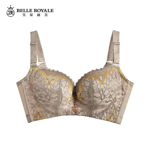 【99元2件，下单拍2！】皇家丽美聚拢型厚杯文胸小胸显大调整型内衣W1F11-3 商品图0