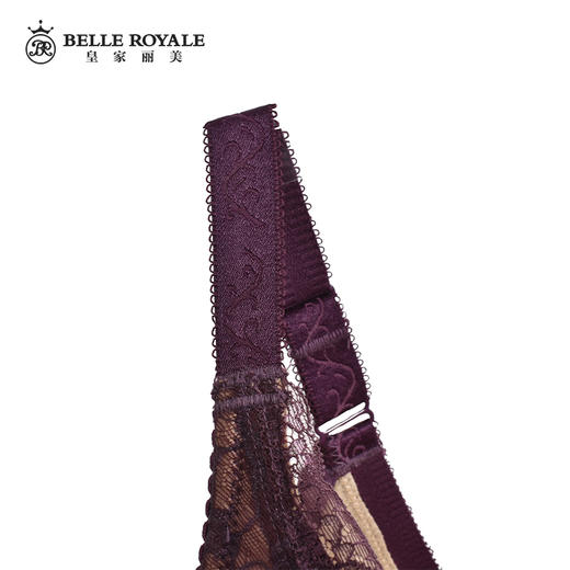 【秒杀品不退不换】皇家丽美蕾丝收副乳五排扣聚拢调整型文胸W1688-2 商品图3