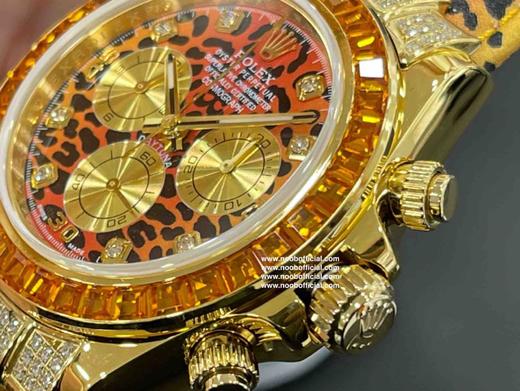 新品宇宙计时迪通拿 11598Saco豹纹！
Noob Maker新品Daytona、ROLEX艺术的腕表 毕加索官方授权！
尺寸40mm 搭配正品一致的4130定制版机芯 这款豹纹饰色迪通拿腕表‼️ 商品图4