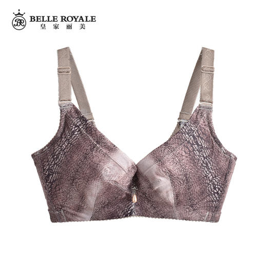 【秒杀品不退不换】皇家丽美薄款有钢圈收副乳调整型文胸W076-1 商品图0