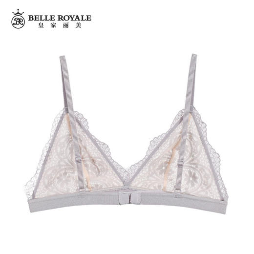 【99元2件，下单拍2！】夏季超薄款内衣女无钢圈法式蕾丝小胸三角杯装饰型文胸W1801-1A 商品图3