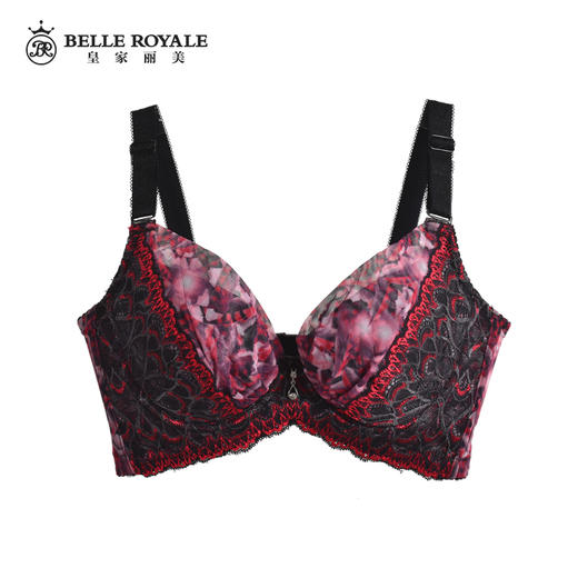 【秒杀品不退不换】皇家丽美薄款全罩杯有钢圈聚拢收副乳调整型文胸W108-1 商品图0
