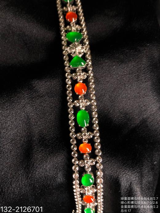 玻璃金翡+玻璃艳绿手链 99999【132-2126701】 商品图6