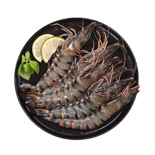 渔之舟深海黑虎虾大号净重350g/盒 商品图3