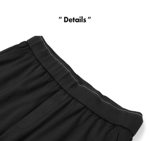 太平鸟男装 2022新款黑色卫裤男士休闲长裤B1GHC1321 商品图1