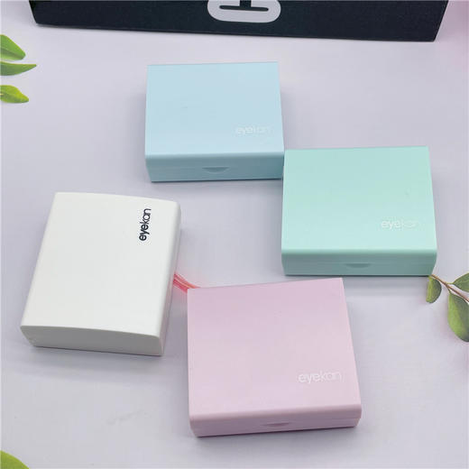 【 颜色随机发】新款eyekan隐形眼镜盒近视眼镜伴侣盒美瞳伴侣盒卡通眼镜盒K1916 商品图1