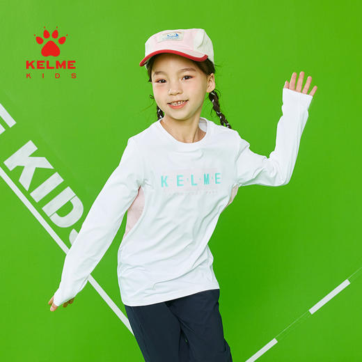  KIDS童装女童长袖t恤春季新款中大童宽松圆领上衣 商品图3