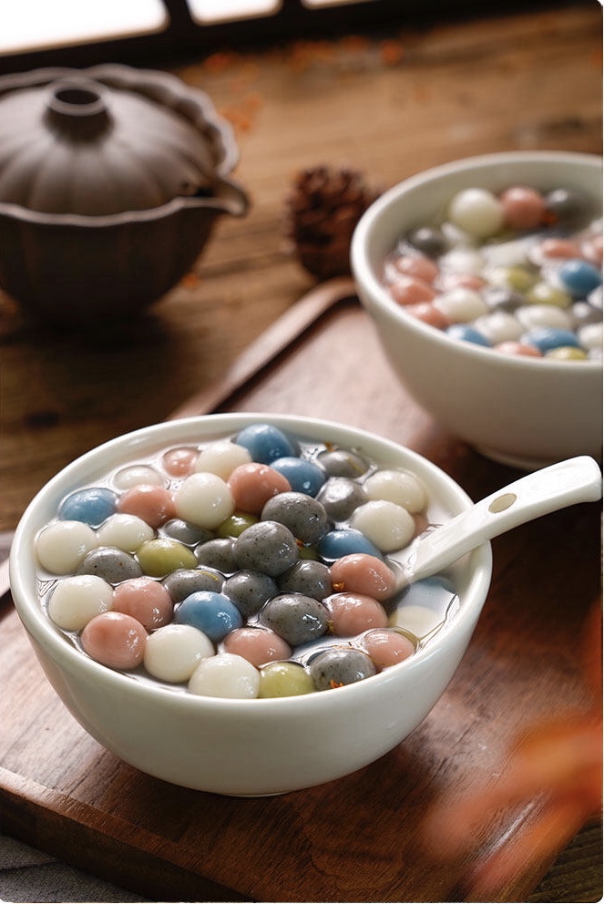 中华老字号宁波特产缸鸭狗五彩圆子汤圆元宵小汤圆