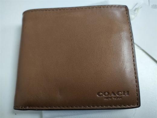 889532448852 COACH蔻驰 男士商务休闲钱包  长高：10.5*9.4cm【划痕 皮质老化】 商品图4