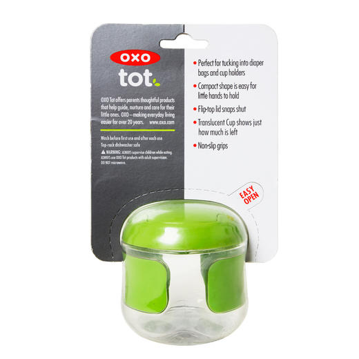 OXOtot奥秀翻盖零食杯(绿色)OXOC6104500 商品图0