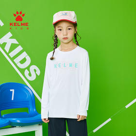  KIDS童装女童长袖t恤春季新款中大童宽松圆领上衣