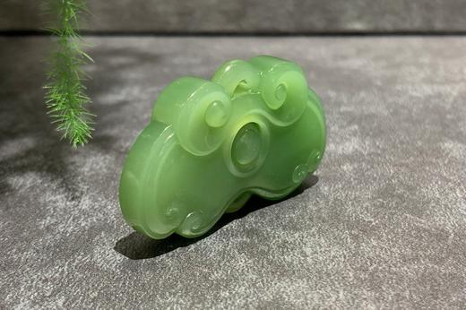 【御珠宫坊】碧玉如意锁挂件 商品图3