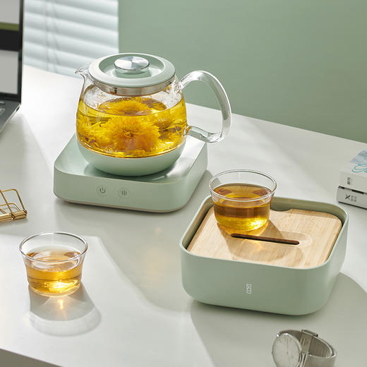 入一 TBox茶合Mini版智能自动恒温玻璃烧水壶煮茶壶养生壶泡茶壶 商品图3