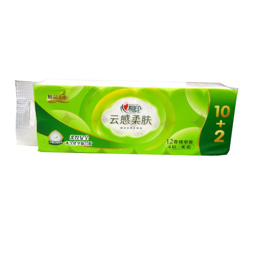 心相印云感柔肤四层卫生纸12卷1404gRW1812 商品图0