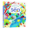 偷偷看里面系列 海洋 英文原版 Usborne Peep Inside The Sea 英文版儿童英语启蒙绘本 尤斯伯恩 洞洞纸板书 翻翻书 进口书籍 商品缩略图0