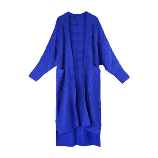 朱红净兮针织外套 |  杨丽萍经典款 | 红色显气色 蓝色日常休闲 商品图8