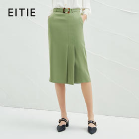EITIE爱特爱纯色收腰A字显瘦半裙6506209半裙