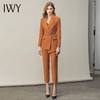 IWY/焦糖色时尚不规则通勤女士西装套装 CP11375 商品缩略图6