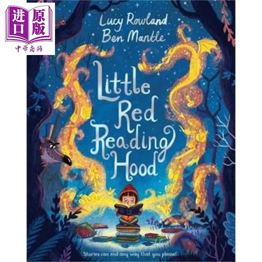 【中商原版】Ben Mantle 爱读书的小红帽 Little Red Reading Hood 儿童绘本 改编自经典童话 现代寓言故事图画书英文小初文学 商品图4