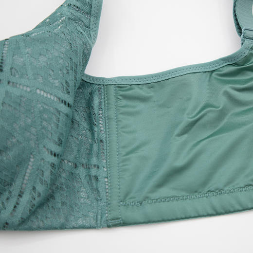 贝佳人新全罩杯薄款深V聚拢美背内衣大胸显小女软钢圈承托文胸BW92914 商品图3