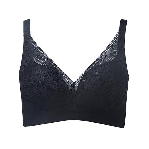 薄款c杯无钢圈调整型内衣无刚圈文胸聚拢95d大码文胸女 商品图1