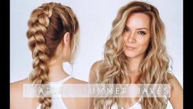 Heatless Summer Waves Hair Tutorial