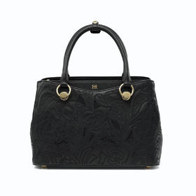 6941239173964【立体刺绣包】HR赫莲娜拉链女士包包单肩斜挎手提包 27.5*11.4*18CM