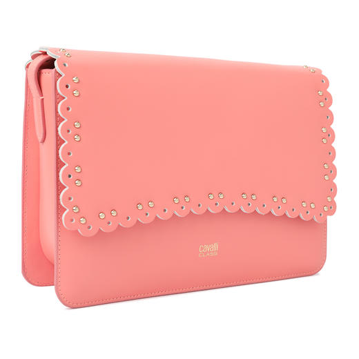 8051121355472 CAVALLI CLASS  女士镂空铆钉小牛皮单肩包 商品图2