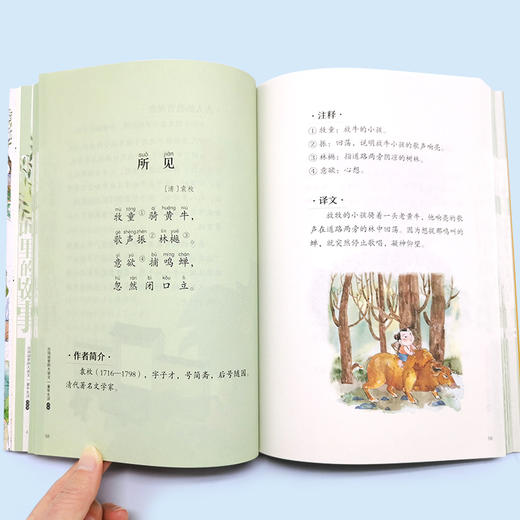 古诗词里的大语文 童年生活 6-12岁小学生必读古诗词注音版 小学生古诗词大全 儿童历史故事绘本 小学生中国历史故事课外阅读书籍 化学工业出版社 9787122383792 商品图3