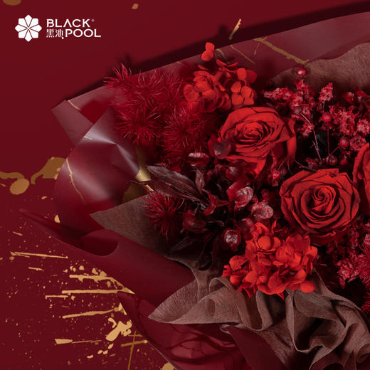 （限龙华龙岗罗湖区配送）【红皇后·永生守护花】所得皆所愿，所愿皆如意  迎客豆/水晶草/蓬莱松/玫瑰/樱桃/绣球/相思豆 商品图2