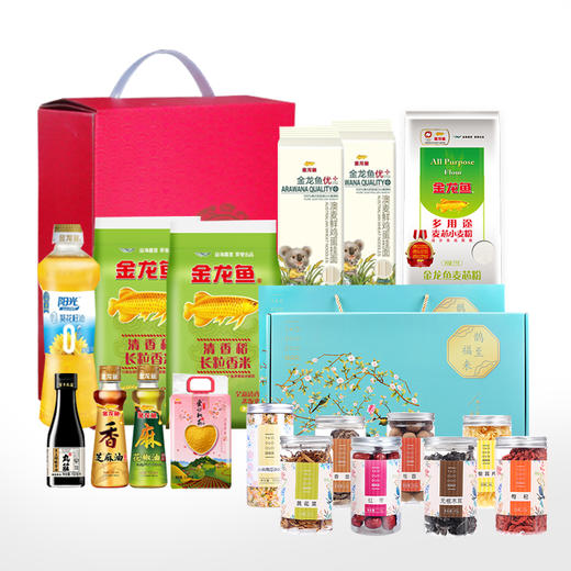 金龙鱼 米面油调味礼盒 商品图0