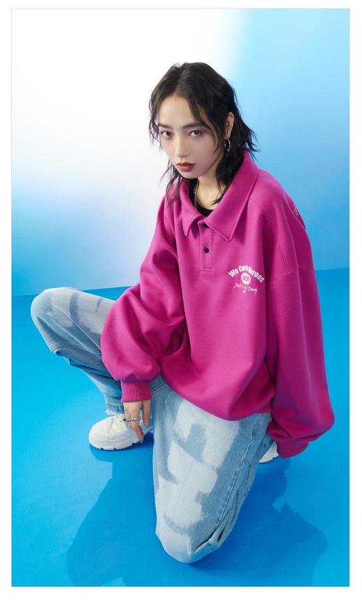 坚持我的 22年春装新品休闲卫衣  121006007 商品图1