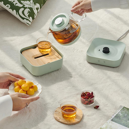 入一 TBox茶合Mini版智能自动恒温玻璃烧水壶煮茶壶养生壶泡茶壶 商品图5