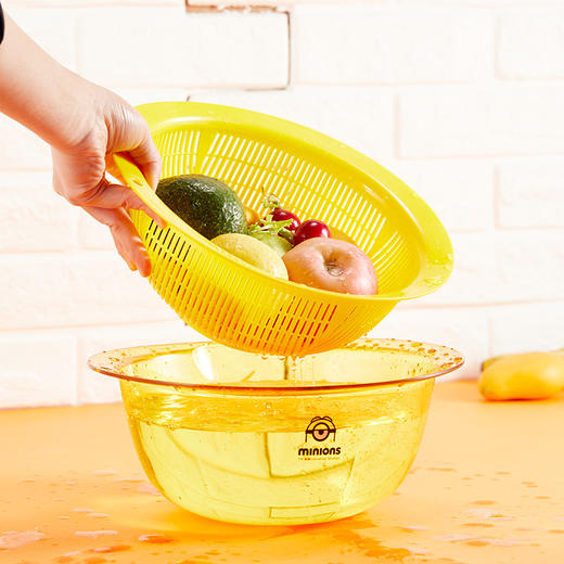 神偷奶爸小黄人沥水篮两件套MN-JLST03-2 商品图0