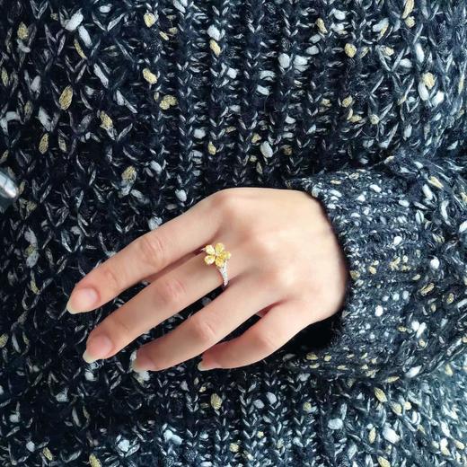 「雏菊」黄钻戒指 1.15克拉黄钻 商品图3