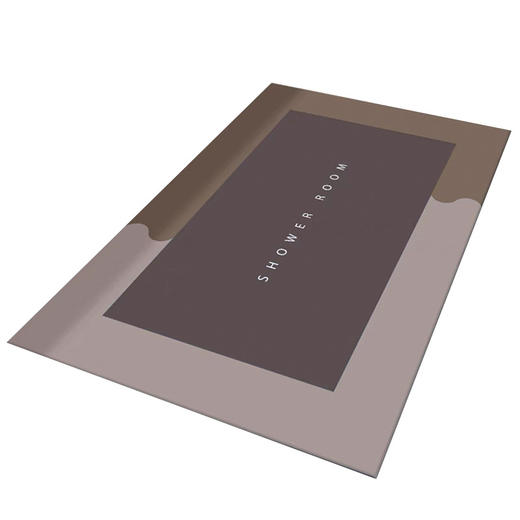 【浴室“魔毯” 防滑不冰脚 】简约硅藻泥软垫子浴室卫生间吸水速干脚垫椭圆地垫入户门垫。ry 商品图4