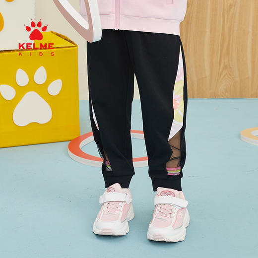  KIDS卡尔美童装女童针织长裤春季新款纯棉时尚休闲长裤 商品图3