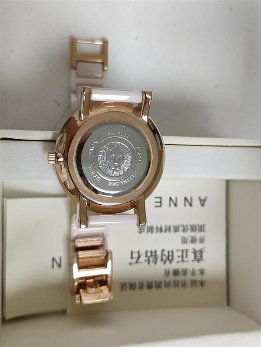 086702636976	安妮克莱因ANNE KLEIN	  典雅流光系列美国轻奢贝母表盘陶瓷表带AK女士手表 商品图1