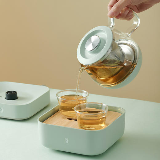 入一 TBox茶合Mini版智能自动恒温玻璃烧水壶煮茶壶养生壶泡茶壶 商品图10