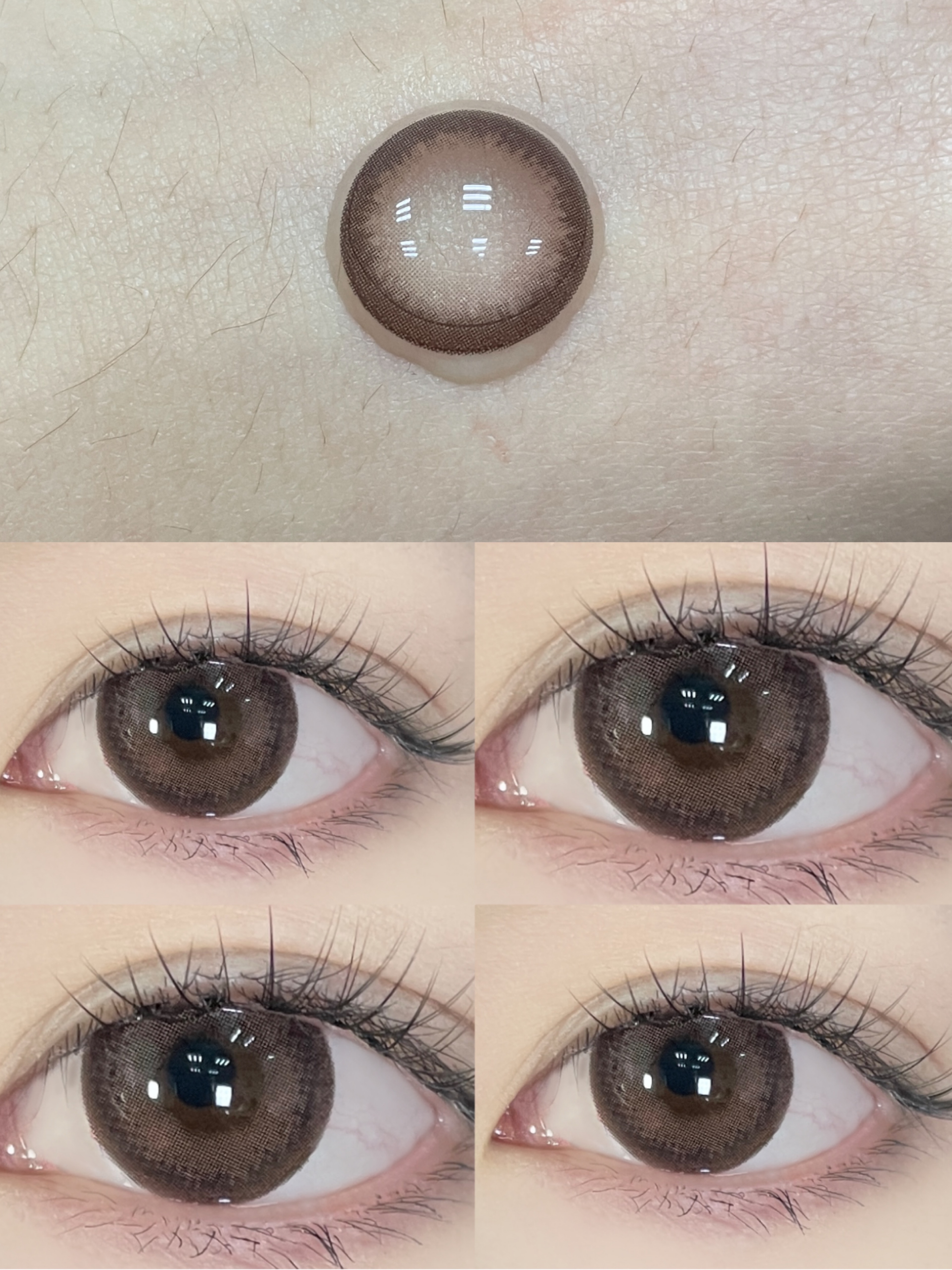 【大直径日抛】丝绒拿铁·Winni丨14.5mm（日抛/一盒10片装）