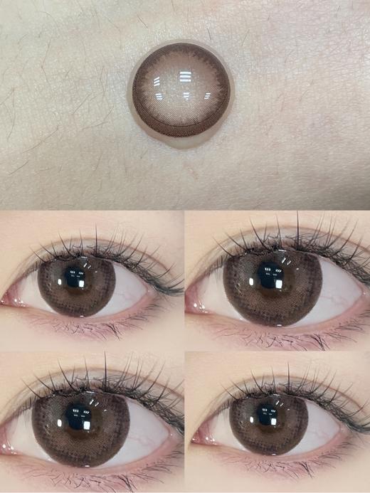 【大直径日抛】丝绒拿铁·Winni丨14.5mm（日抛/一盒10片装） 商品图0