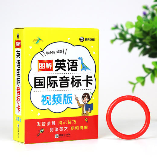 昂秀外语 图解英语国际音标卡（视频版） 英语音标 音标学习 商品图0