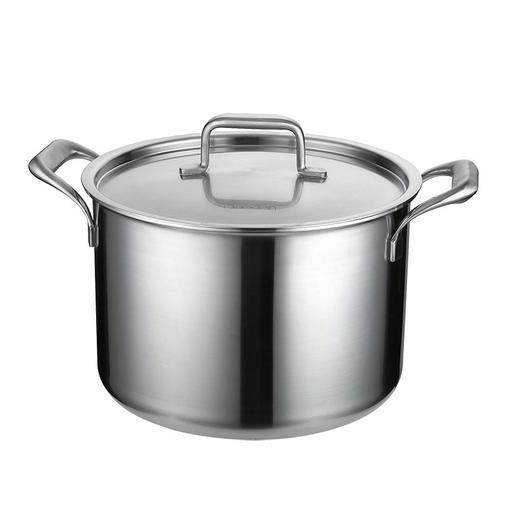 德国戴德不锈钢双耳汤锅三层钢一体成型加厚汤锅燃气电磁炉通用型 商品图0