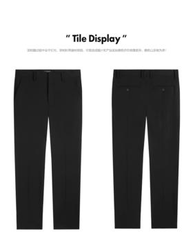 太平鸟男装 春季新款男士时尚潮流休闲西裤B1GAC1X14