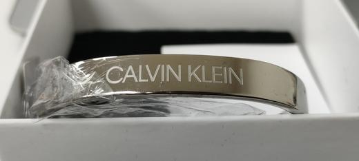 YMSKJ06CB01010S①  卡尔文克雷恩Calvin Klein ck手镯 KJ06护刻系列时尚男女礼物情侣精钢宽手镯中性 S码 环围170mm 【瑕疵看图】 商品图3