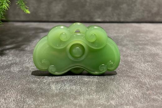【御珠宫坊】碧玉如意锁挂件 商品图1