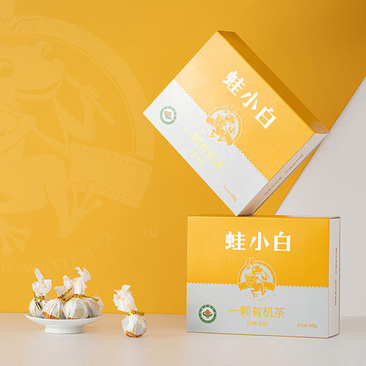 白茶丨恒春源 2020年有机一级寿眉 蛙小白 一颗有机茶 60g/盒 商品图0